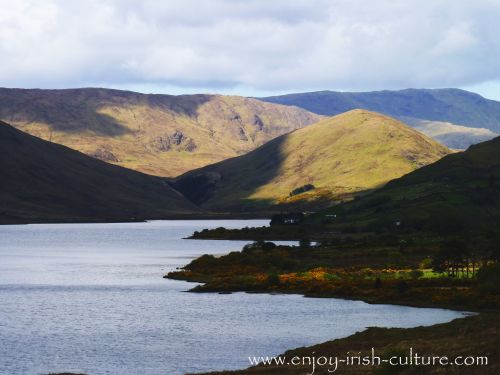 Lough Nafooey, County Mayo, Ireland, is a great pike fishing spot.