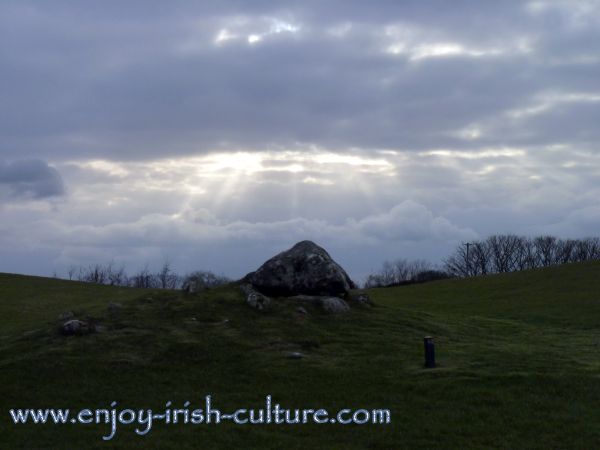 Dolmen at Carrowmore in County Sligo, Ireland.