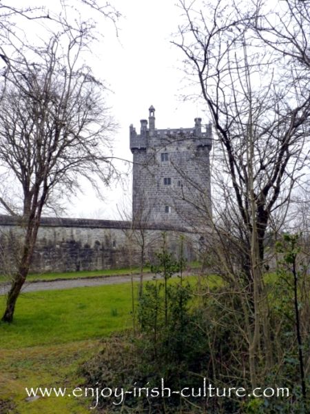 Castle at Annaghdown, County Galway, Ireland.