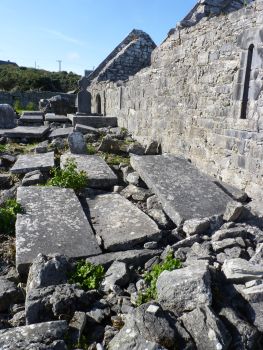 Seven Churches, early Christian site on Inishmore, County Galway, Ireland.