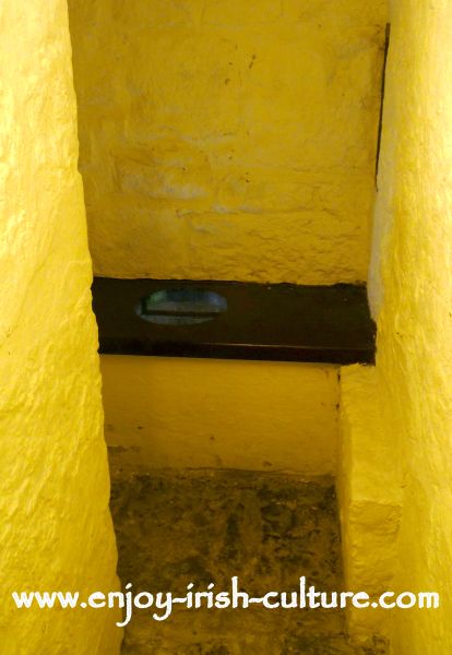 Garderobe at Athenry Castle in County Galway, Ireland, is one of the best preserved Irish castles.