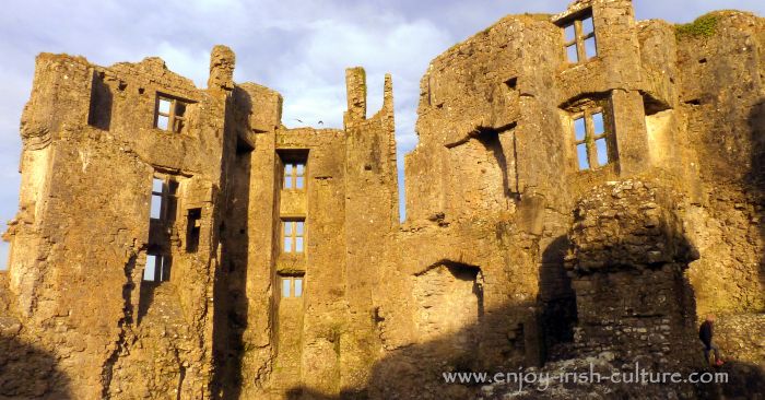 Roscommon Castle, Ireland- the ruin of Sir Malbie's manor house.