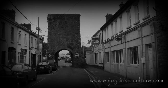 The North gate of the medieval town of Athenry in County Galway, Ireland