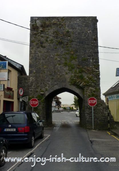 The North Gate at Athenry, County Galway, Ireland.