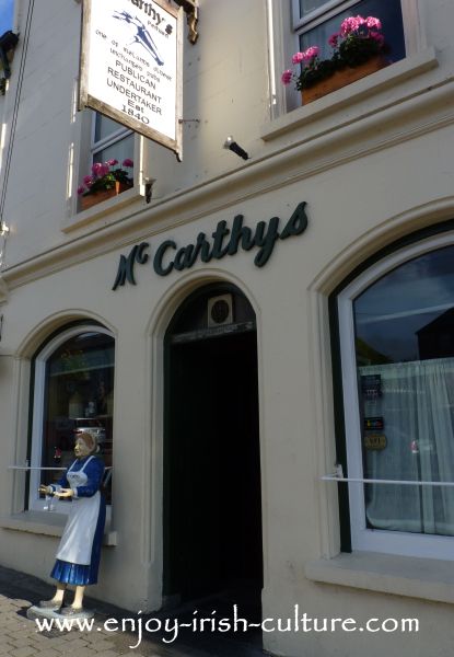 Fethard, County Tipperary, Ireland- McCarthy's Pub, restaurant and undertakers all under one roof