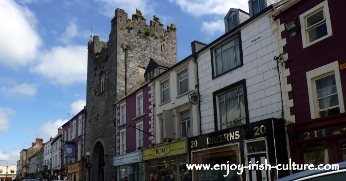 The town of Cashel, County Tipperary, Ireland.