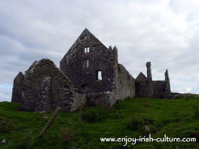 Ross Abbey, County Galway, rear gable