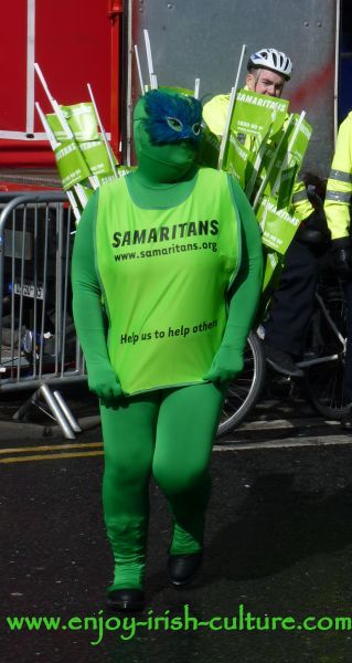 Paddy's Day in Galway, Ireland- The  Samaritans