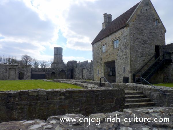 Abbey at Boyle, County Roscommon, Ireland, the inside of the abbey.