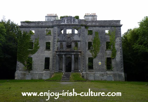 Moore Hall, County Mayo, Ireland.