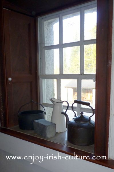 Kitchen implements at Strokestown Park House, County Roscommon, Ireland.