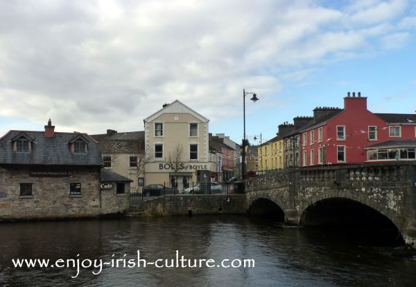 Boyle river and bridge, County Roscommon, Ireland.