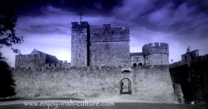 Cahir Castle, Cahir, County Tipperary, Ireland was once considered Ireland's safest castle.