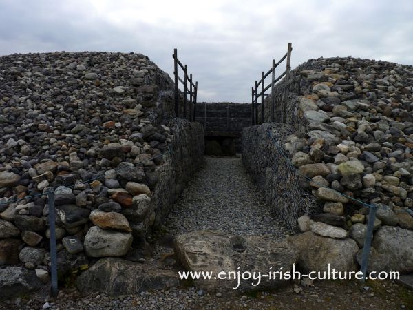 The entrance to Listoghil passage grave County Sligo, Ireland- one of ancient Ireland's premiere sites.