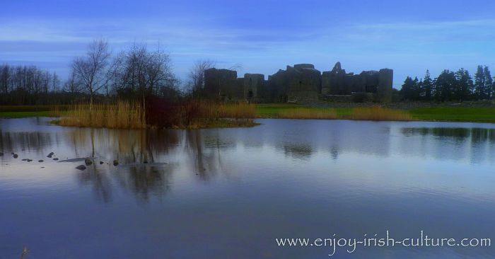 Roscommon Castle in Roscommon town, Ireland.