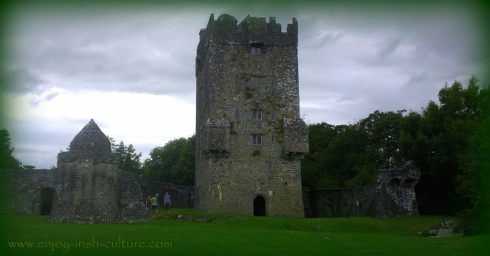 Aughnanure Castle, Oughterrard, County Galway, is one of the best medieval castles in Ireland.