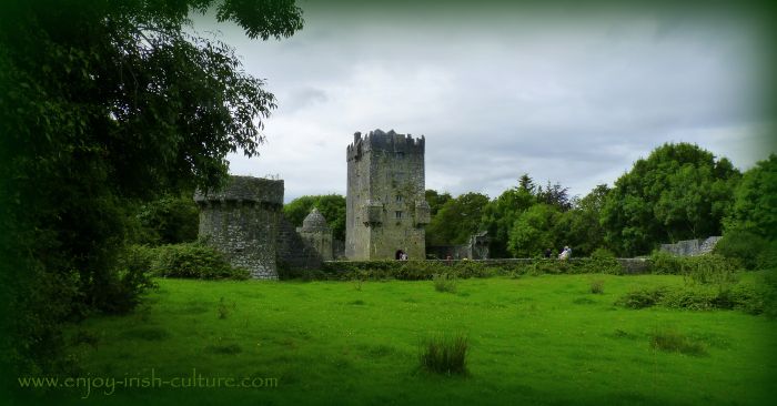 Aughnanure Castle, Oughterrard, County Galway, is one of the best medieval castles in Ireland.