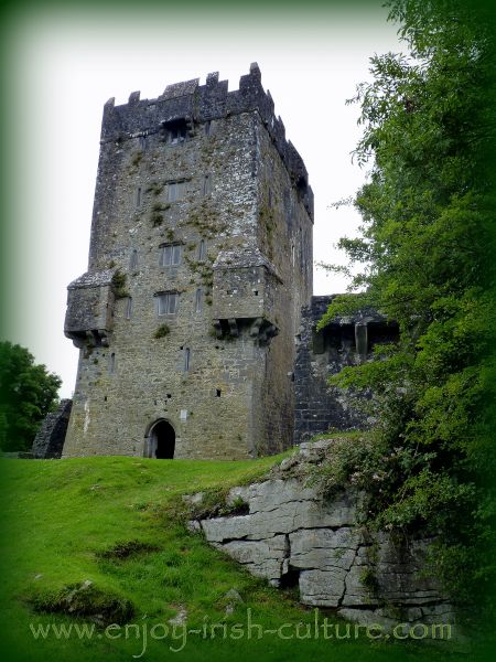 Former port at Aughnanure Castle, Oughterrard, County Galway, one of the best medieval castles in Ireland.