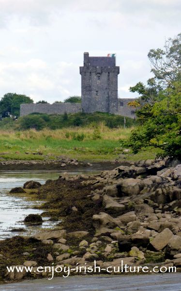 The castle in its' lovely setting.