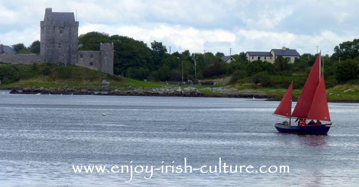 Dunguaire Castle in Kinvara, County Galway, Ireland.