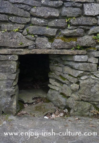 11th century sweat house on the grounds of Parke's Castle, County Leitrim, Ireland.