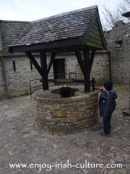 The well at Parke's Castle, County Leitrim, Ireland.