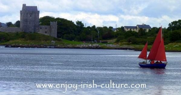 Dunguaire Castle, County Galway, Ireland, is one of the most picturesque Irish castles.