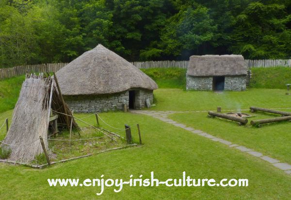 Heritage Museum at Craggaunowen, Quin, County Clare- the ringfort, a dwelling place of ancient Ireland from Celtic times right through the middle ages.