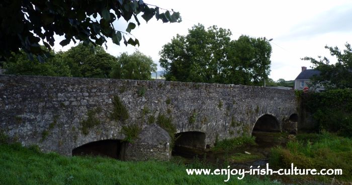 Medieval bridge at Fethard, County Tipperary, Ireland.