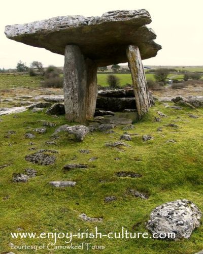 Poulnabrone Dolmen County Clare, Ireland.