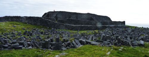 Prehistoric Stonefort, Aran Islands, County Galway, Ireland.