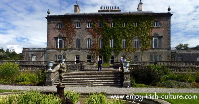 Westport House,a Palladian style residence at Westport, County Mayo, Ireland, now surrounded by an adventure park.