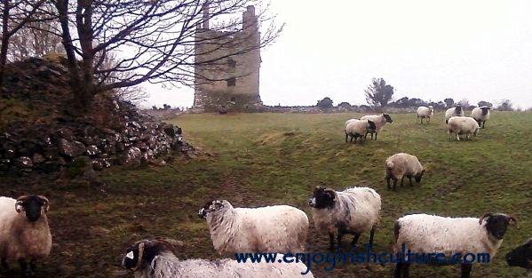 Kinlough Castle near Headford, County Galway, Ireland.
