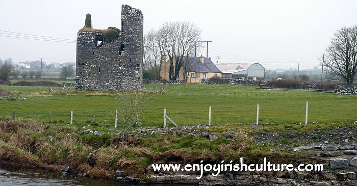 Kiltrogue Castle, County Galway, Ireland.