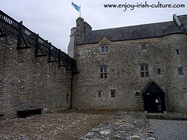 The manor house part of Parke's Castle, County Leitrim, Ireland.