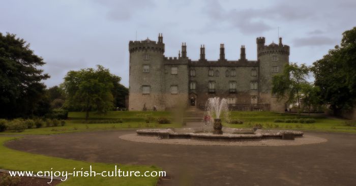 Kilkenny Castle, Ireland, seen from the gardens