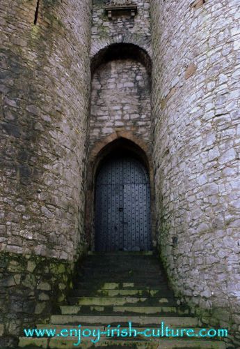 Limerick Castle, Limerick, Ireland, medieval gate.