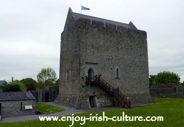 Medieval IrelOne of the earliest medieval Irish castles west of the Shannon, Athenry Castle built in 1235.and at Athenry Castle