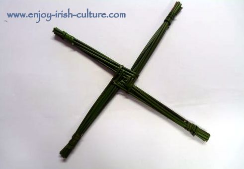 St Brigid's Cross making