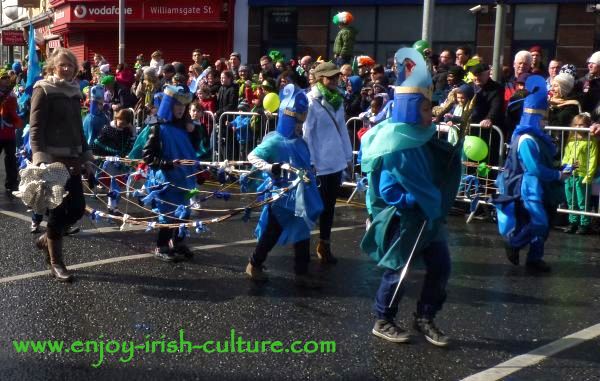 St Paddy's Day Parade Galway 2013, historic knights.