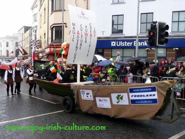St Paddy's Day Parade Galway 2013, a boat for Galway