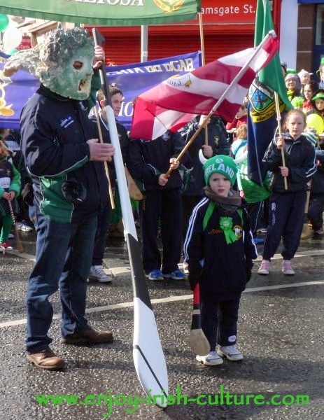 St Paddy's Day Parade Galway 2013, hurling club