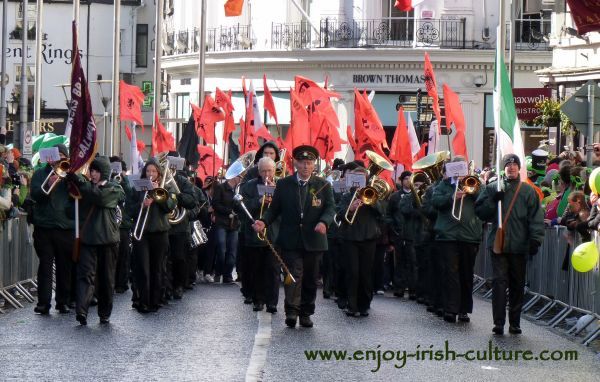 St Paddy's Day Parade Galway 2013, marching band