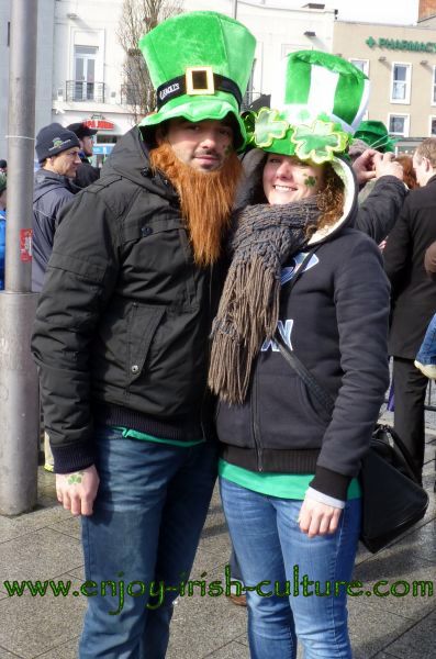 St Paddy's Day in Galway, cute pair