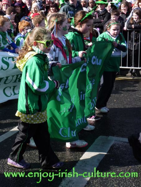 St Paddy's Day in Galway, children