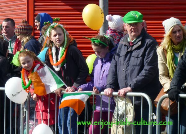 St Paddy's Day in Galway, families