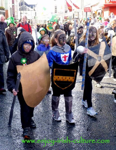 St Paddy's Day in Galway, Norman knights
