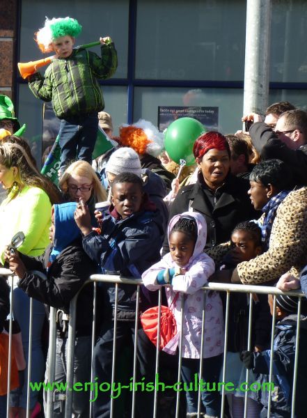 St Paddy's Day in Galway, the crowd