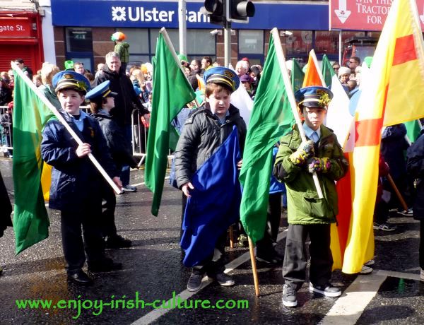 St Paddy's Day in Galway, kids