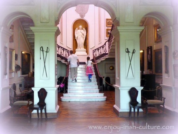 Entrance hall of the Irish big house.